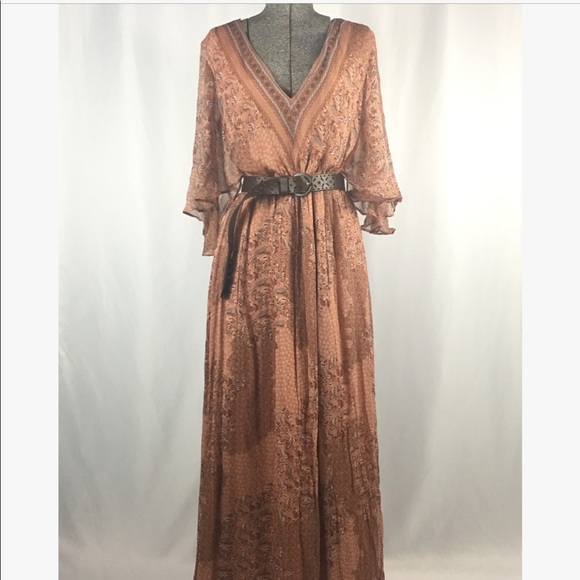 maxi dress massimo dutti